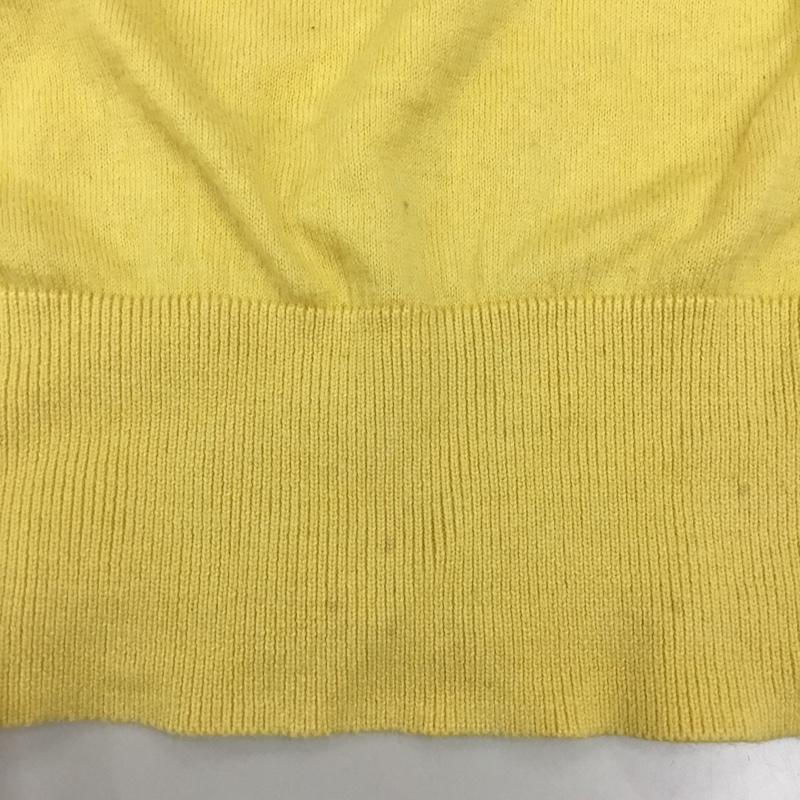 ポロバイラルフローレン Polo by RALPH LAUREN ニット、セーター 長袖 カシミヤ混 コットン クルーネック XS ワンポイント 黄 / イエロー /  メンズ USED 古着 中古 10117808
