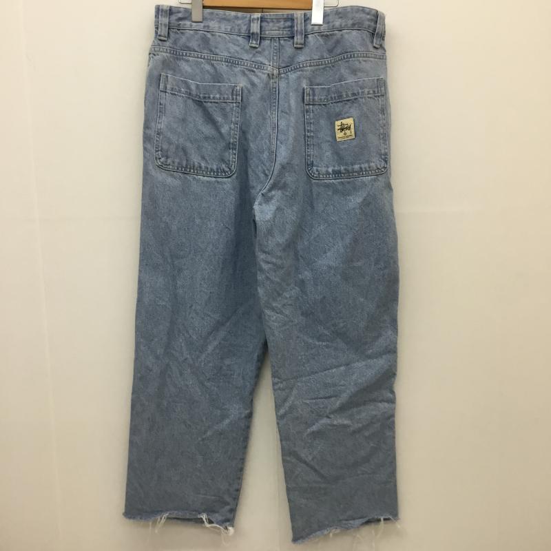 ステューシー STUSSY パンツ デニム、ジーンズ ステューシー　デニム 34インチ ロゴ、文字 青 / ブルー /  メンズ USED 古着 中古 10122730