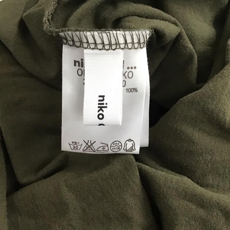 ニコアンド niko and... ワンピース ミニスカート 無地 カーキ / カーキ /  レディース USED 古着 中古 10151078