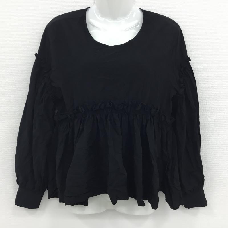 レイビームス Ray BEAMS カットソー 長袖 1 無地 黒 / ブラック /  レディース USED 古着 中古 10000028