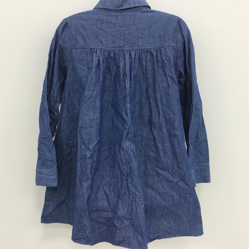 ビームスボーイ BEAMS BOY ワンピース ひざ丈スカート 無地 青 / ブルー /  レディース USED 古着 中古 10000065