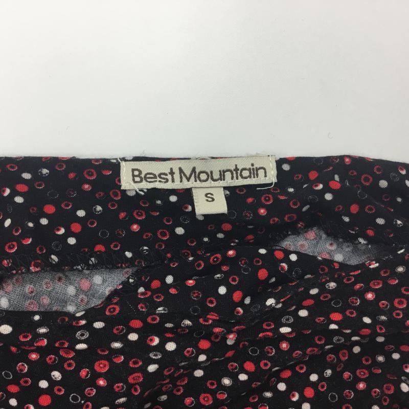 ベストマウンテン Best Mountain チュニック 半袖 S ドット 黒 / ブラック / X 白 / ホワイト / X 赤 / レッド /  レディース USED 古着 中古 10000087