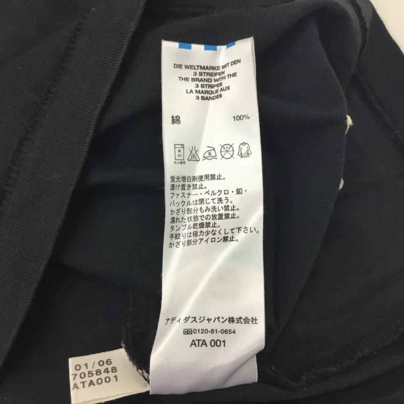 アディダス adidas Tシャツ 半袖  黒 / ブラック /  レディース USED 古着 中古 10000135