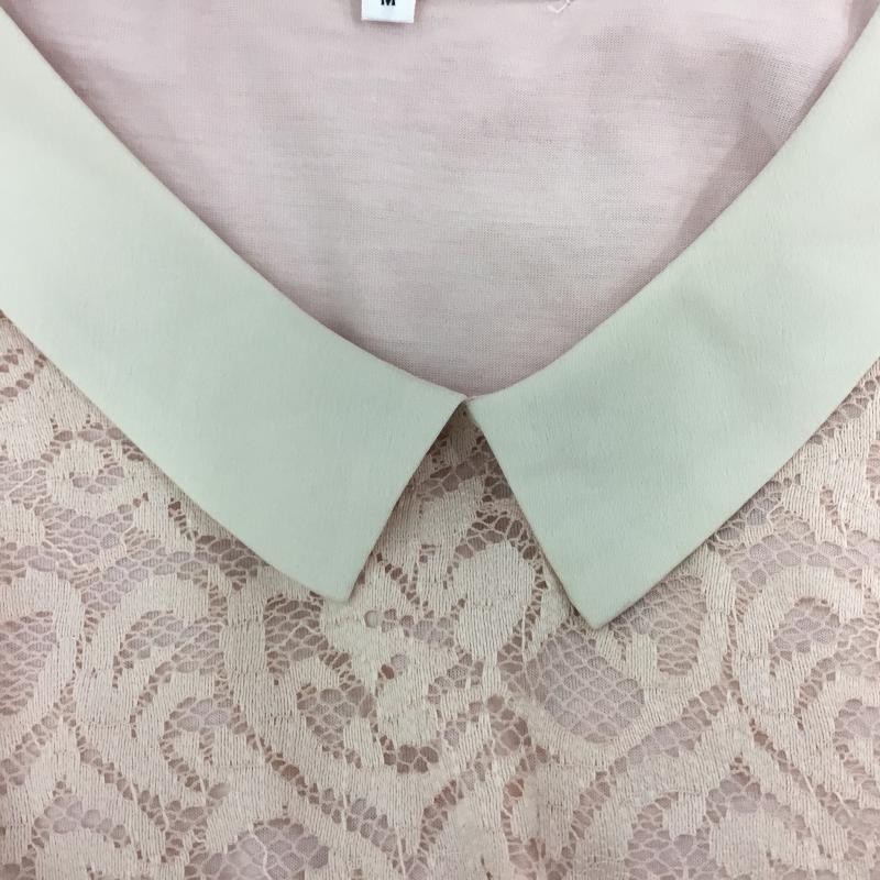 ナチュラルビューティーベーシック NATURAL BEAUTY BASIC ワンピース ミニスカート M  桃 / ピンク / X ベージュ / ベージュ /  レディース USED 古着 中古 10000145