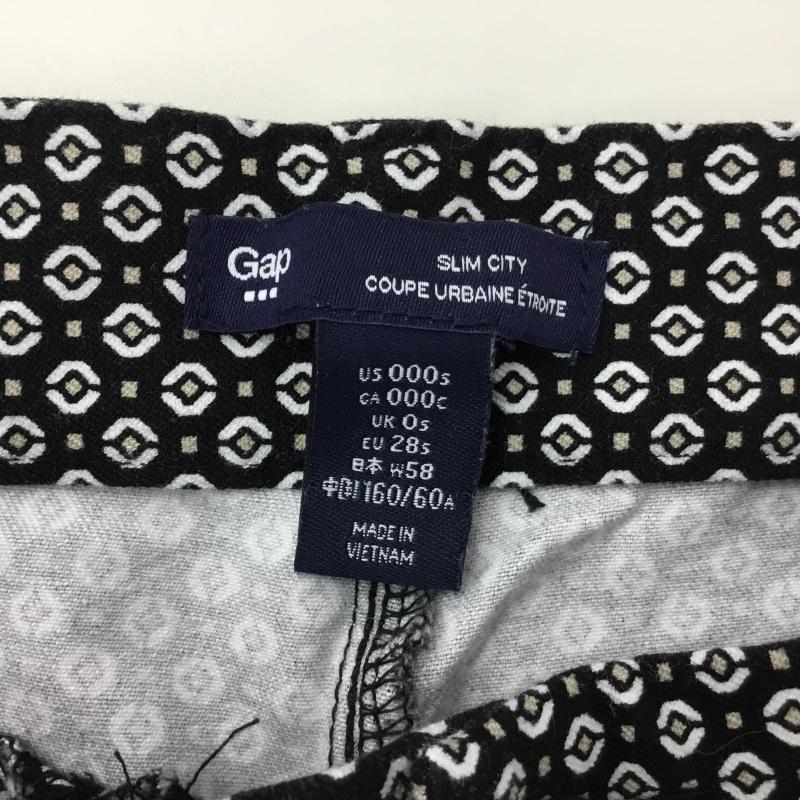 ギャップ GAP ボトムス ボトムス S 総柄 黒 / ブラック / X 白 / ホワイト / X ベージュ / ベージュ /  レディース USED 古着 中古 10000241