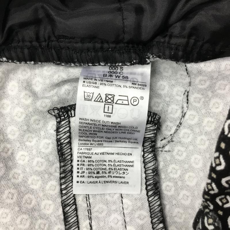 ギャップ GAP ボトムス ボトムス S 総柄 黒 / ブラック / X 白 / ホワイト / X ベージュ / ベージュ /  レディース USED 古着 中古 10000241
