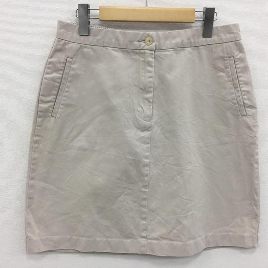 トミー TOMMY スカート ひざ丈スカート 無地 ベージュ / ベージュ /  レディース USED 古着 中古 10000252