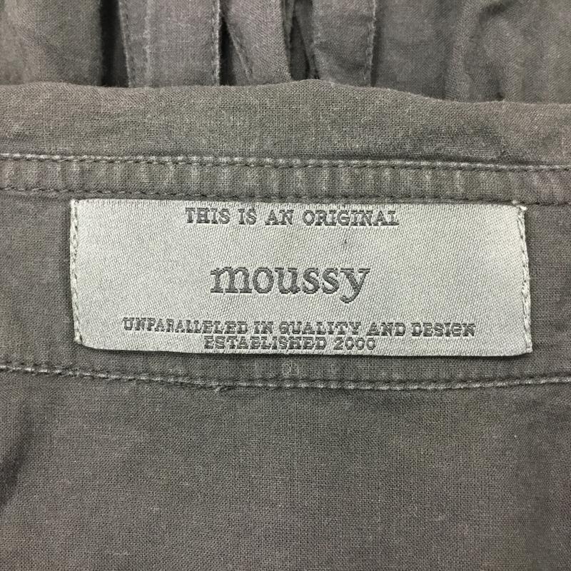 マウジー MOUSSY シャツ、ブラウス 七分袖 1 無地 黒 / ブラック /  レディース USED 古着 中古 10000276