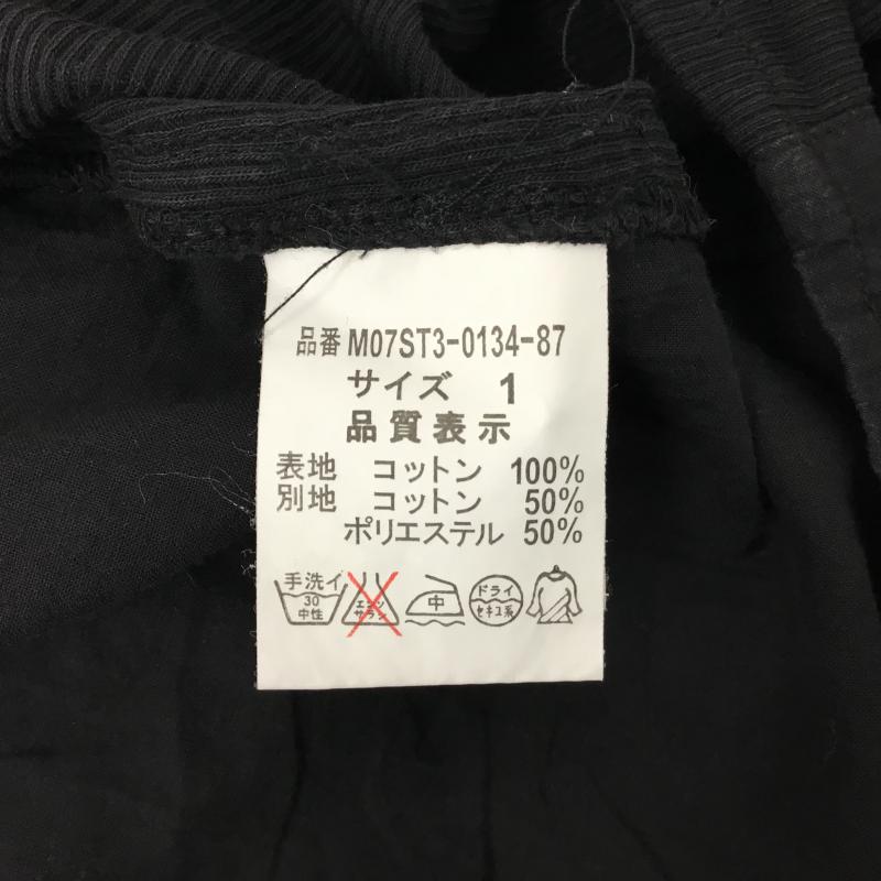 マウジー MOUSSY シャツ、ブラウス 七分袖 1 無地 黒 / ブラック /  レディース USED 古着 中古 10000276