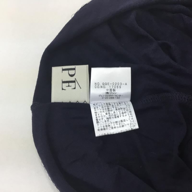 ロペ ROPE' ワンピース ひざ丈スカート M 無地 紺 / ネイビー /  レディース USED 古着 中古 10000367