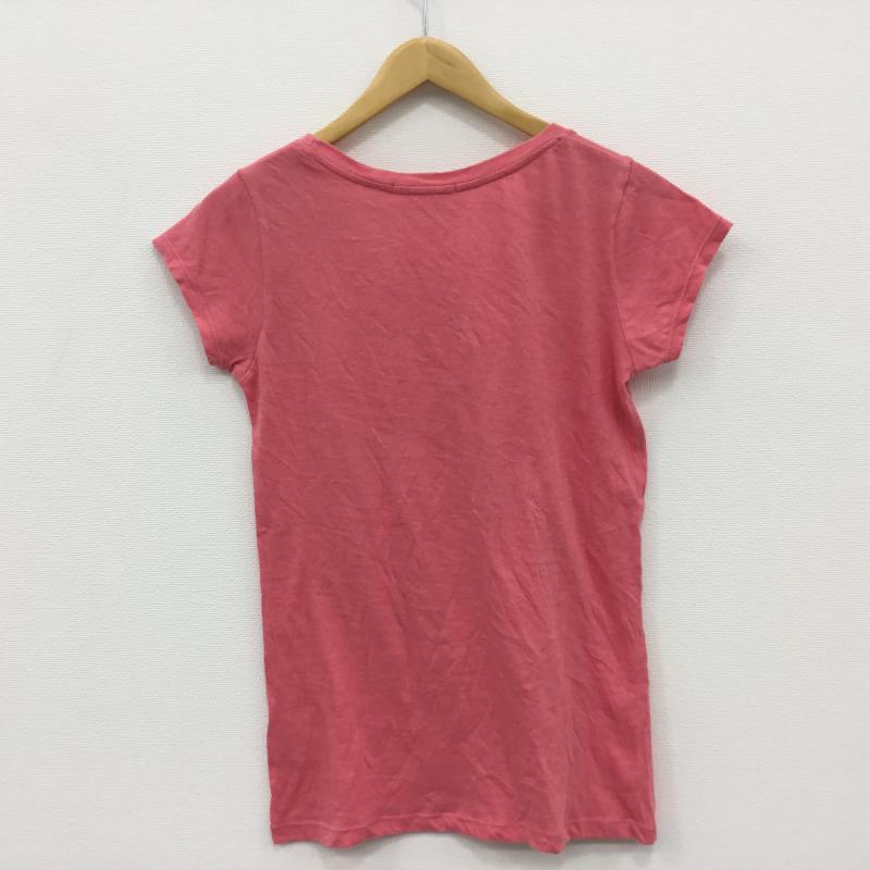 ローリーズファーム LOWRYS FARM Tシャツ 半袖 M プリント 桃 / ピンク /  レディース USED 古着 中古 10000498