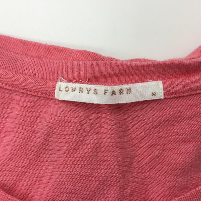 ローリーズファーム LOWRYS FARM Tシャツ 半袖 M プリント 桃 / ピンク /  レディース USED 古着 中古 10000498