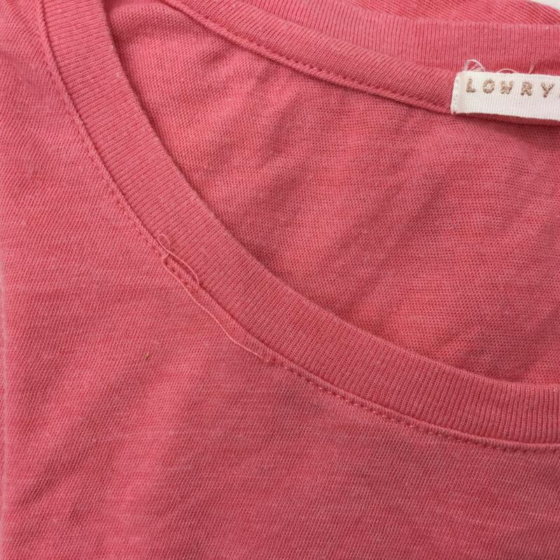 ローリーズファーム LOWRYS FARM Tシャツ 半袖 M プリント 桃 / ピンク /  レディース USED 古着 中古 10000498