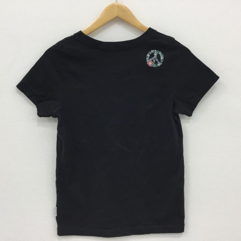 アースミュージックアンドエコロジー earth music&ecology Tシャツ 半袖 1 プリント 黒 / ブラック / X 白 / ホワイト / X 緑 / グリーン / X 桃 / ピンク /  レディース USED 古着 中古 10000499