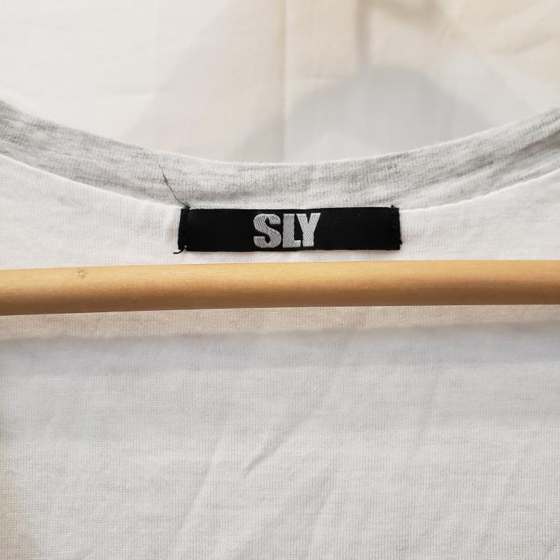 スライ SLY カットソー 長袖 1 無地 灰 / グレー /  レディース USED 古着 中古 10000544