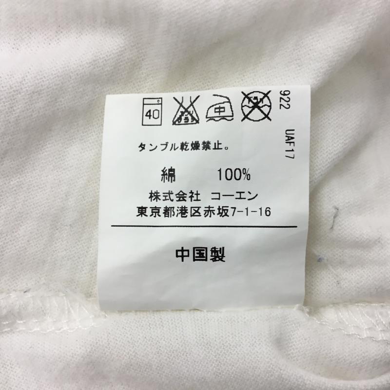 コーエン coen Tシャツ 半袖 M プリント 白 / ホワイト /  レディース USED 古着 中古 10000564