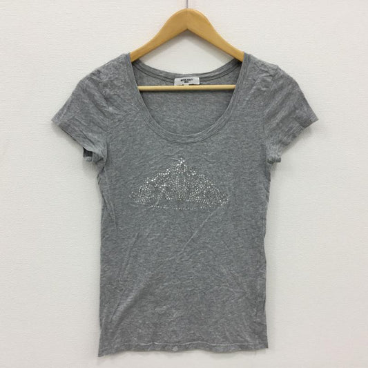 ナチュラルビューティーベーシック NATURAL BEAUTY BASIC Tシャツ 半袖 M  灰 / グレー /  レディース USED 古着 中古 10000580
