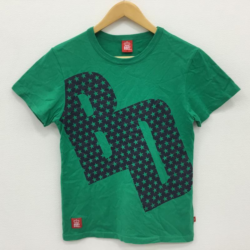 ベビードール Baby Doll Tシャツ 半袖 S プリント 緑 / グリーン /  レディース USED 古着 中古 10000583