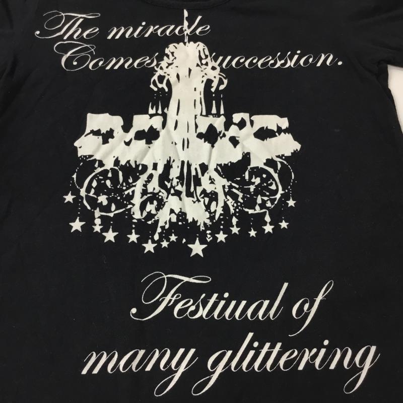 イーハイフンワールドギャラリー E hyphen world gallery Tシャツ 半袖 プリント 黒 / ブラック / X 白 / ホワイト /  レディース USED 古着 中古 10000606