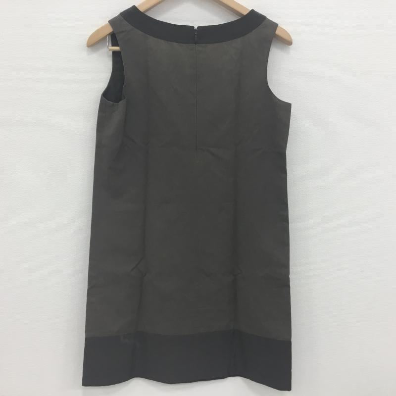ディジア Disia ワンピース ひざ丈スカート 38 無地 茶 / ブラウン /  レディース USED 古着 中古 10000728