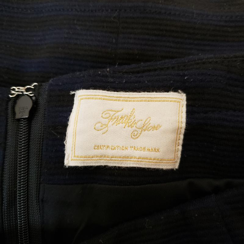 フリークスストア FREAK'S STORE スカート ひざ丈スカート S 無地 紺 / ネイビー /  レディース USED 古着 中古 10000774