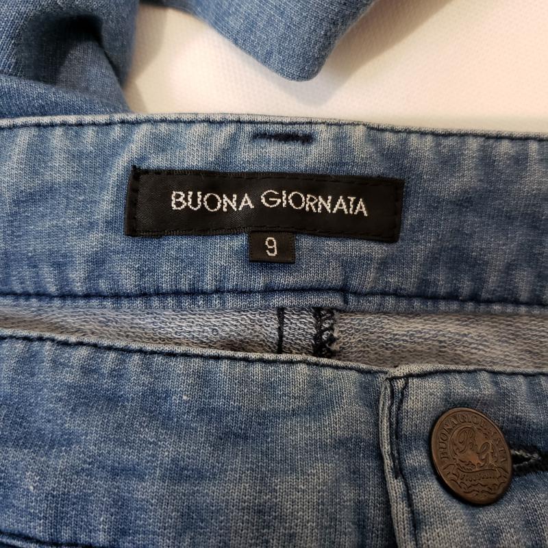 ボナジョルナータ BUONA GIORNATA パンツ デニム、ジーンズ 無地 青 / ブルー /  レディース USED 古着 中古 10000937
