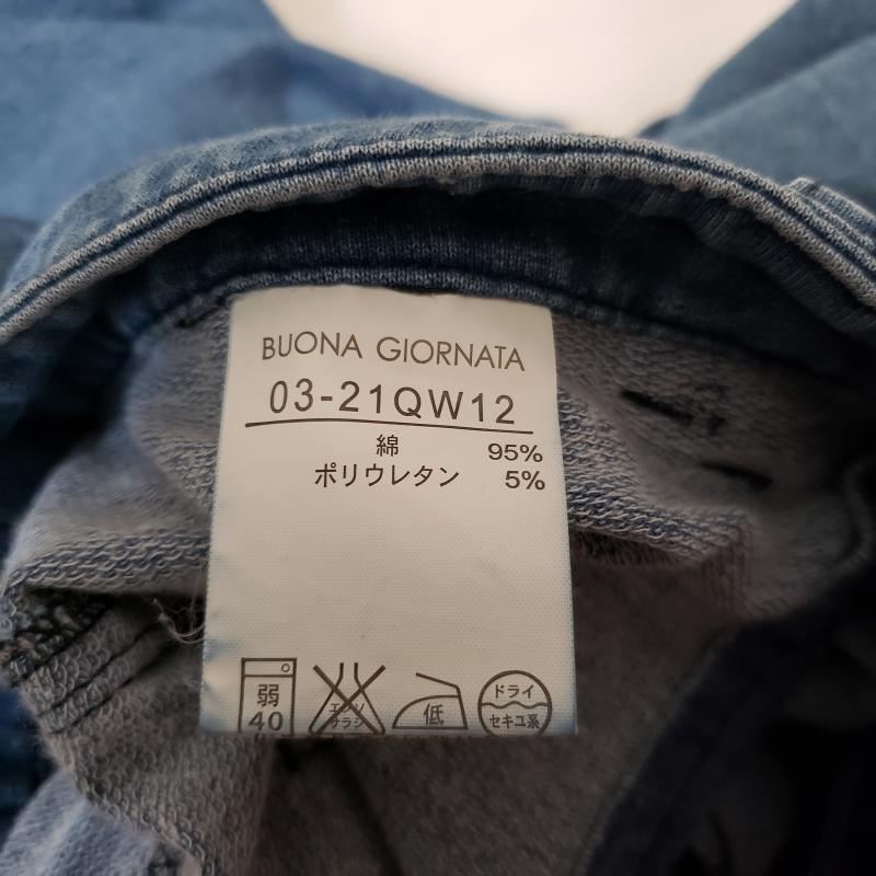 ボナジョルナータ BUONA GIORNATA パンツ デニム、ジーンズ 無地 青 / ブルー /  レディース USED 古着 中古 10000937