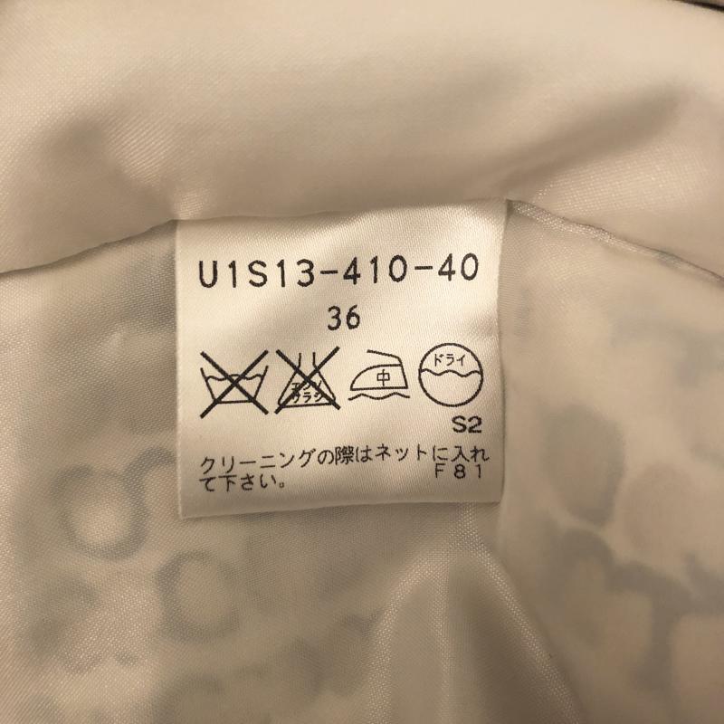 トランスワーク TRANS WORK スカート ひざ丈スカート S ヒョウ柄・レオパード柄 黒 / ブラック / X 金 / ゴールド /  レディース USED 古着 中古 10001110