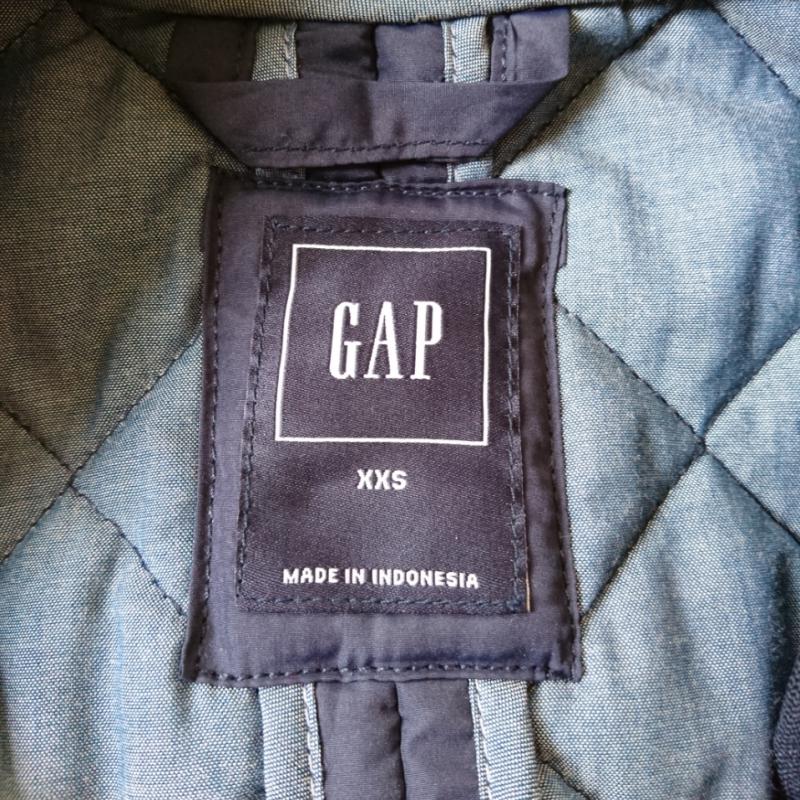 ギャップ GAP ベスト ベスト XXS 無地 紺 / ネイビー /  レディース USED 古着 中古 10001129