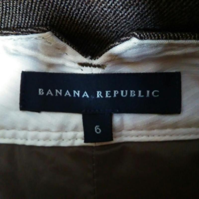 バナナリパブリック BANANA REPUBLIC パンツ ショートパンツ 6 無地 茶 / ブラウン /  レディース USED 古着 中古 10001219