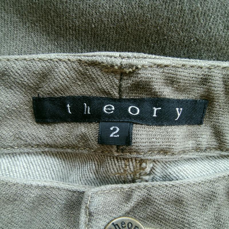 セオリー theory ボトムス ボトムス 2 無地 緑 / グリーン /  レディース USED 古着 中古 10001459