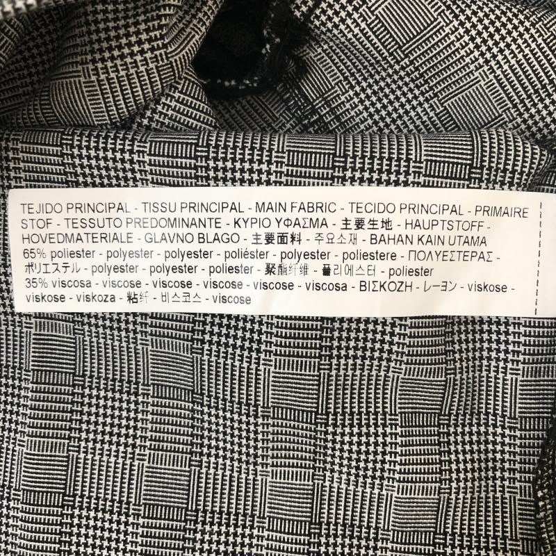 ザラベーシック ZARA BASIC シャツ、ブラウス 七分袖 M 刺繍 X 幾何柄 白 / ホワイト / X 黒 / ブラック /  レディース USED 古着 中古 10001624