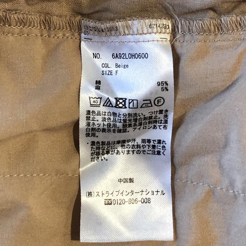 ショコラ フィネ ローブ chocol raffine robe ワンピース ロングスカート FREE 無地 ベージュ / ベージュ /  レディース USED 古着 中古 10001663