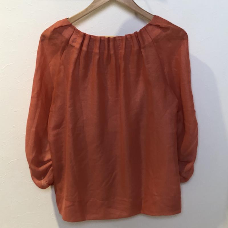 ボディードレッシングデラックス BODY DRESSING Deluxe シャツ、ブラウス 七分袖 38 無地 橙 / オレンジ /  レディース USED 古着 中古 10001674
