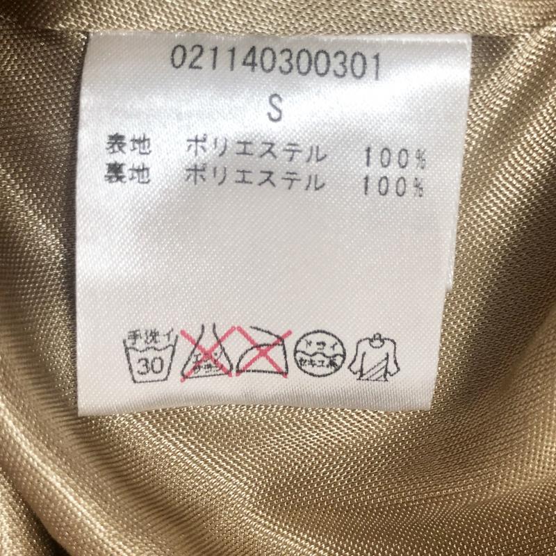 ダズリン dazzlin ワンピース ひざ丈スカート S 花柄 ベージュ / ベージュ / X 白 / ホワイト / X 青 / ブルー /  レディース USED 古着 中古 10001687
