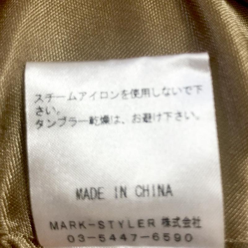 ダズリン dazzlin ワンピース ひざ丈スカート S 花柄 ベージュ / ベージュ / X 白 / ホワイト / X 青 / ブルー /  レディース USED 古着 中古 10001687