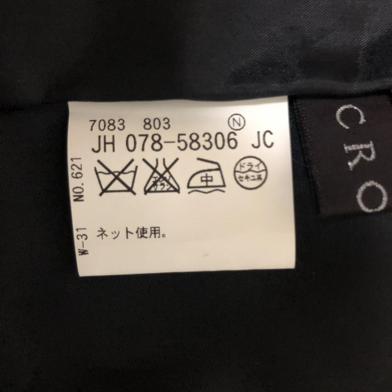 クローラ crolla ワンピース ひざ丈スカート 36 無地 黒 / ブラック /  レディース USED 古着 中古 10001740