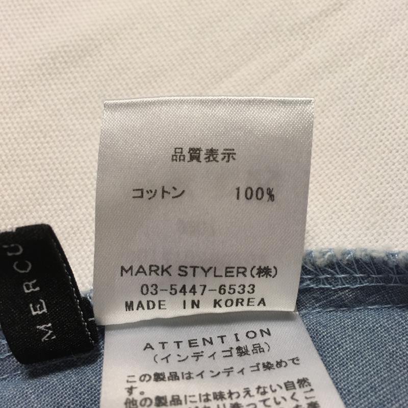 マーキュリービジュー MERCURY Bijou スカート ひざ丈スカート FREE 無地 青 / ブルー /  レディース USED 古着 中古 10001785