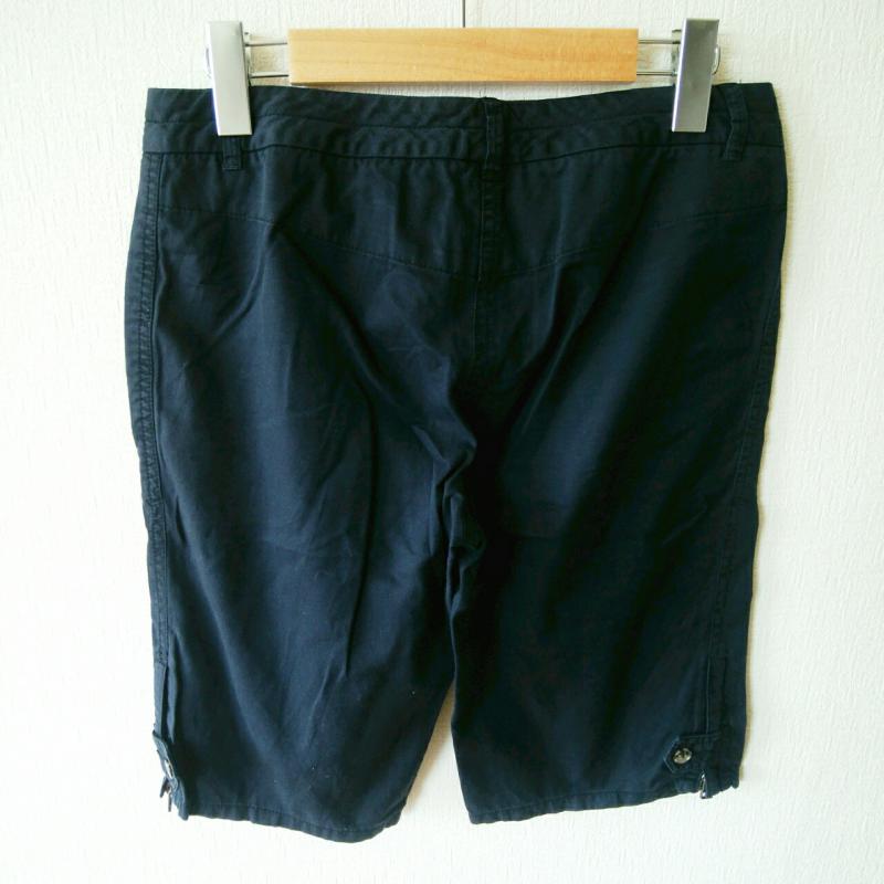 セオリー theory パンツ ショートパンツ 2 無地 紺 / ネイビー /  レディース USED 古着 中古 10001802