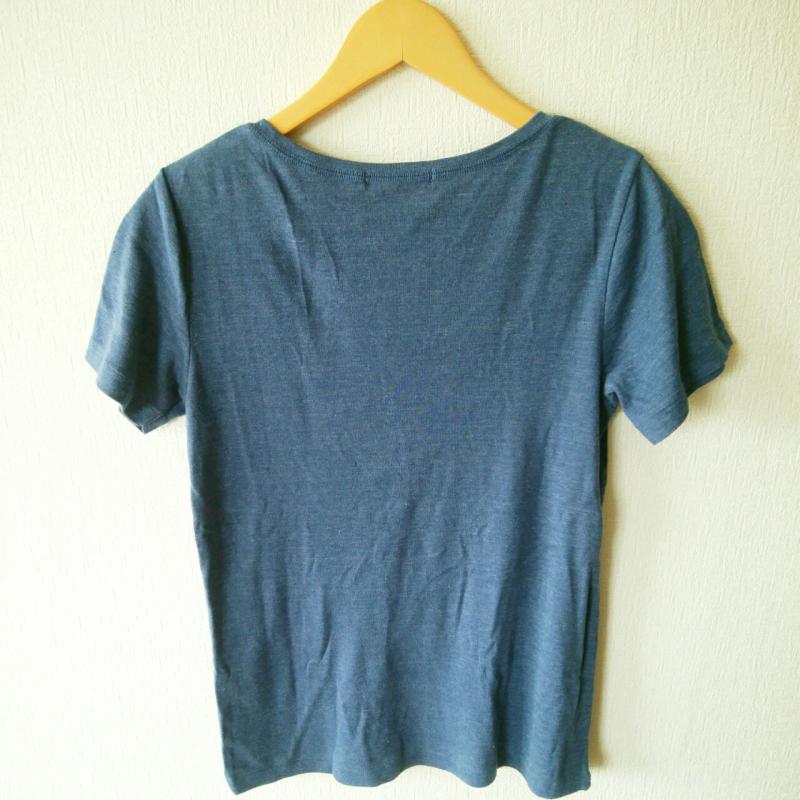 グリーンレーベルリラクシング green label relaxing Tシャツ 半袖 無地 X ロゴ、文字 青 / ブルー / X 赤 / レッド /  レディース USED 古着 中古 10001805