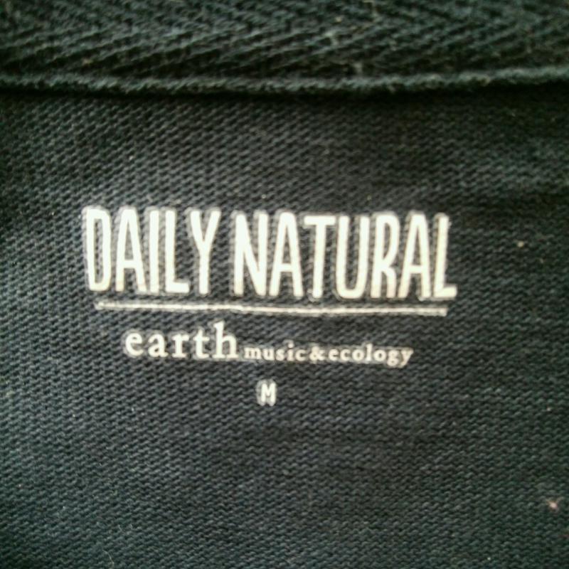 アースミュージックアンドエコロジー earth music&ecology カットソー 長袖 M 無地 紺 / ネイビー /  レディース USED 古着 中古 10001815
