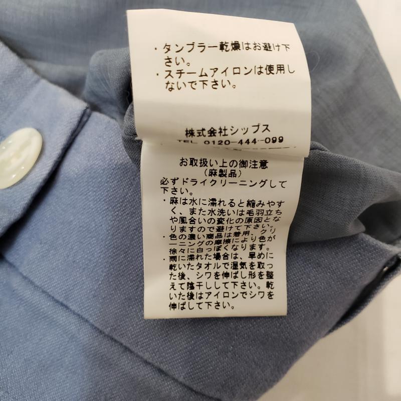 シップス SHIPS パンツ ショートパンツ M 無地 青 / ブルー /  レディース USED 古着 中古 10001884