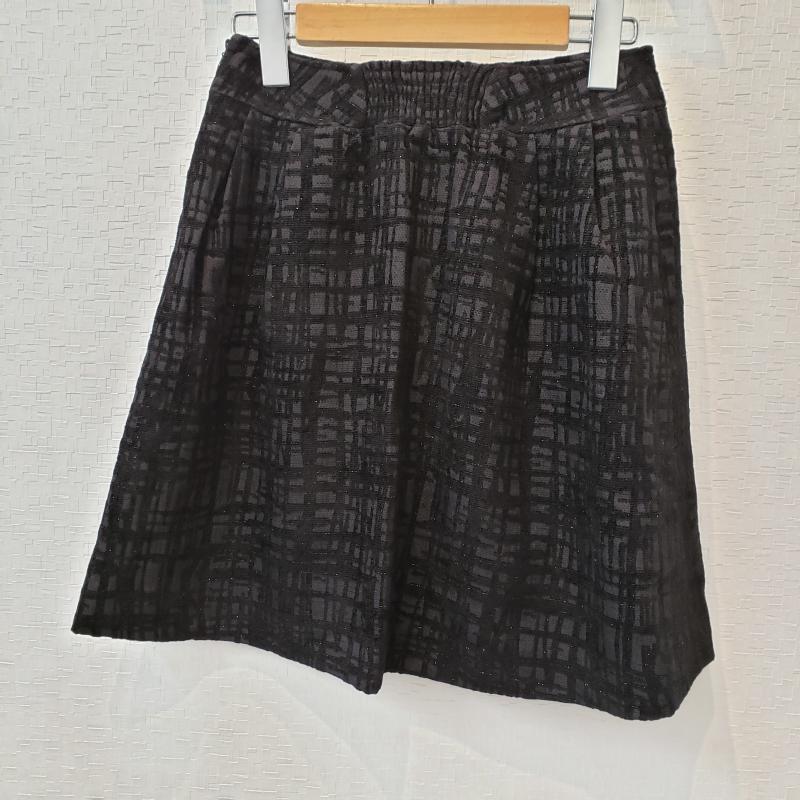 リッチミーニューヨーク Riccimie NEW YORK スカート ひざ丈スカート 0 無地 黒 / ブラック /  レディース USED 古着 中古 10001931