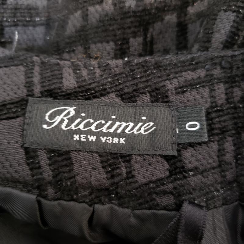 リッチミーニューヨーク Riccimie NEW YORK スカート ひざ丈スカート 0 無地 黒 / ブラック /  レディース USED 古着 中古 10001931