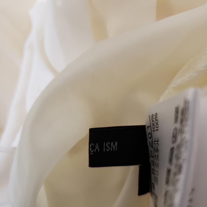 コムサイズム COMME CA ISM パンツ スラックス ガウチョ 7 無地 白 / ホワイト /  レディース USED 古着 中古 10001941