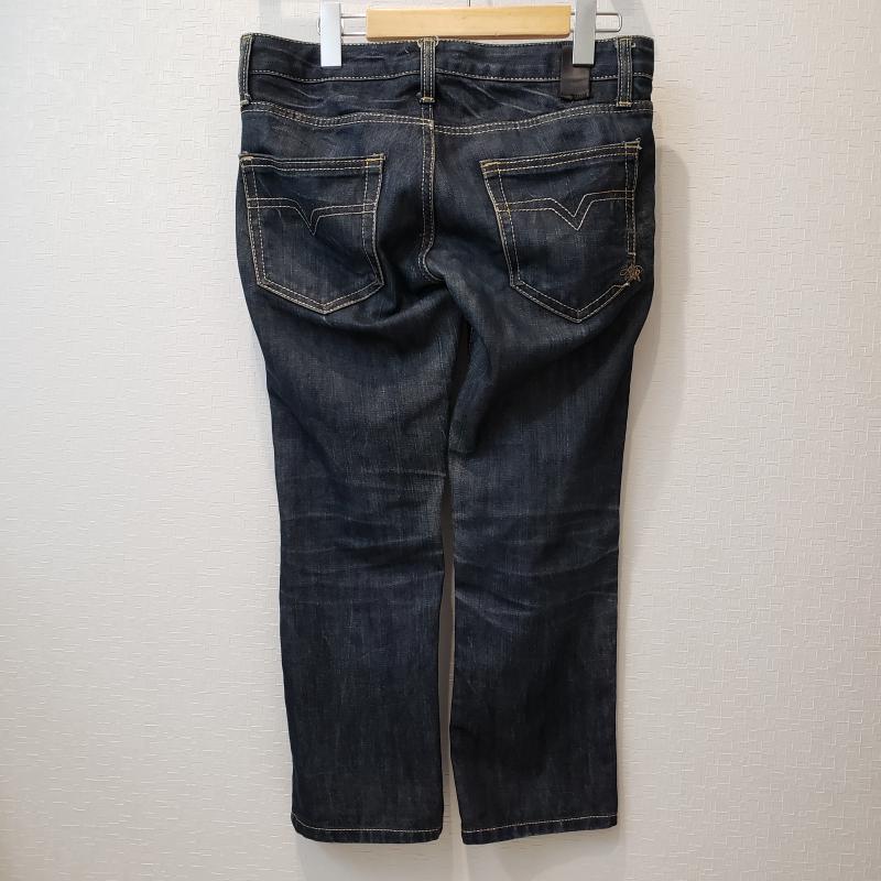 アンナケリー Anna Kerry パンツ デニム、ジーンズ 9分丈 27インチ 無地 インディゴ / インディゴ /  レディース USED 古着 中古 10001954