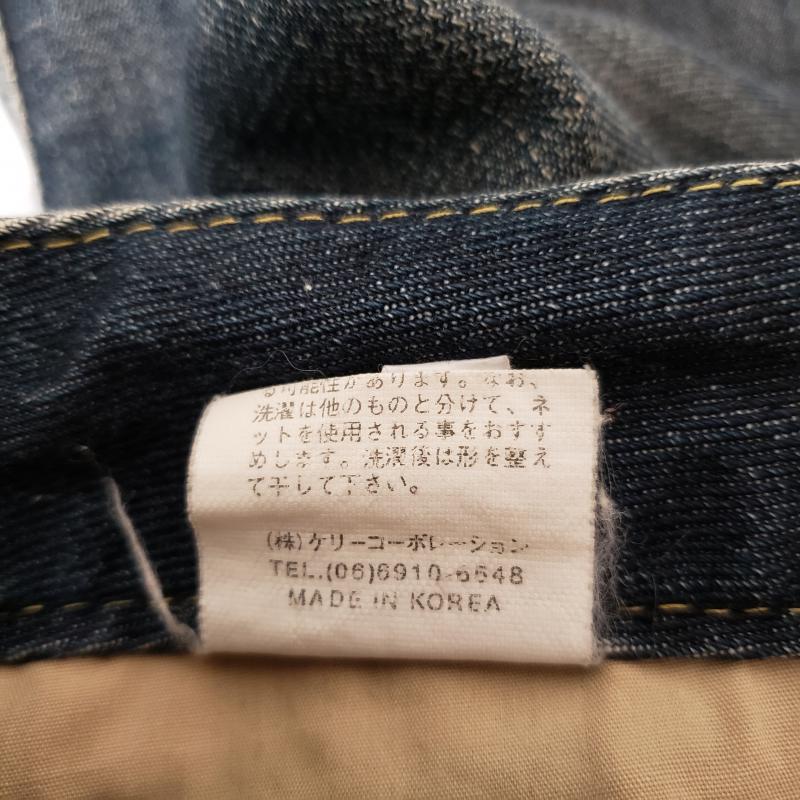アンナケリー Anna Kerry パンツ デニム、ジーンズ 9分丈 27インチ 無地 インディゴ / インディゴ /  レディース USED 古着 中古 10001954