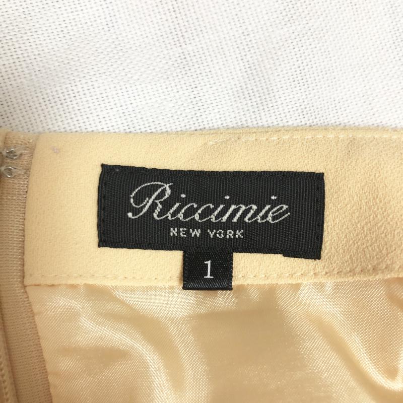 リッチミーニューヨーク Riccimie NEW YORK スカート ひざ丈スカート 1 無地 黄 / イエロー /  レディース USED 古着 中古 10002025