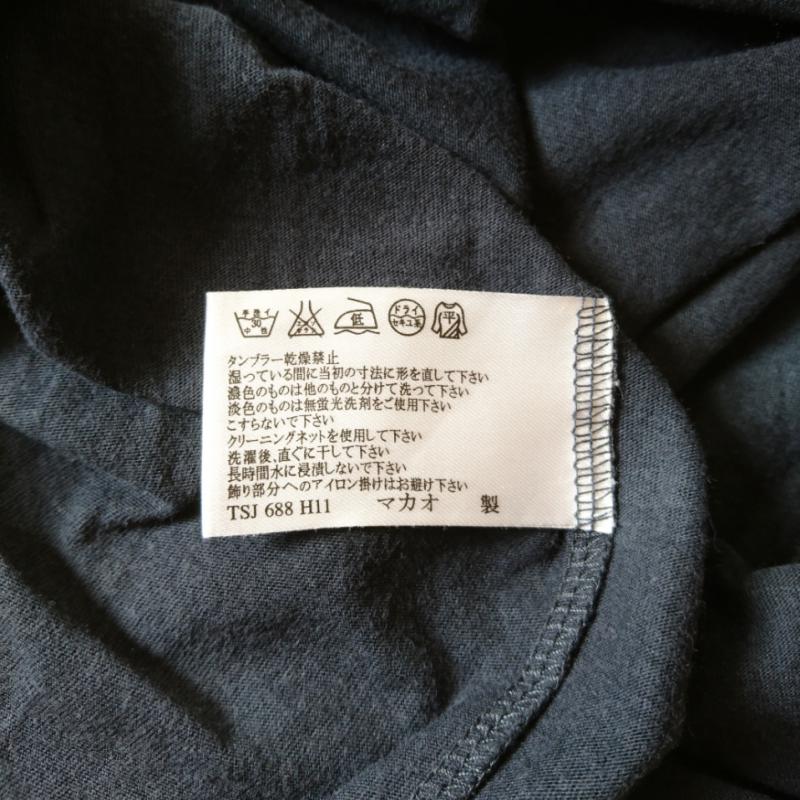 ローラアシュレイロンドン LAURA ASHLEY london Tシャツ 半袖 無地 黒 / ブラック /  レディース USED 古着 中古 10002073