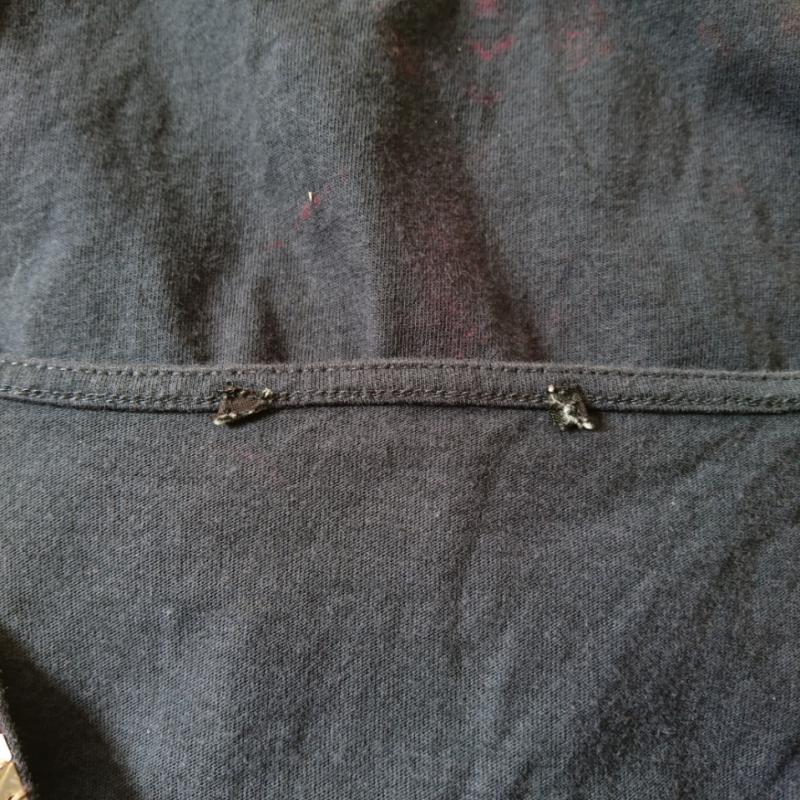 ローラアシュレイロンドン LAURA ASHLEY london Tシャツ 半袖 無地 黒 / ブラック /  レディース USED 古着 中古 10002073